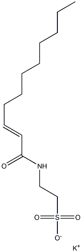 N-(2-Undecenoyl)taurine potassium salt Struktur