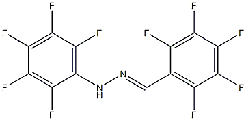 2,3,4,5,6-Pentafluorobenzaldehyde 2,3,4,5,6-pentafluorophenyl hydrazone Struktur