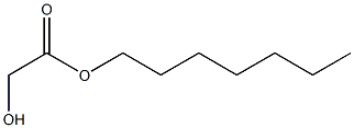 Hydroxyacetic acid heptyl ester Struktur