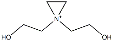 1,1-Bis(2-hydroxyethyl)aziridinium Struktur