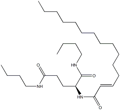 N2-(2-Pentadecenoyl)-N1,N5-dibutylglutaminamide Struktur