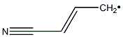 3-Cyano-2-propenyl radical Struktur