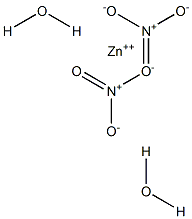 Zinc nitrate dihydrate Struktur