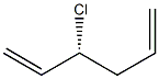 [R,(-)]-3-Chloro-1,5-hexadiene Struktur