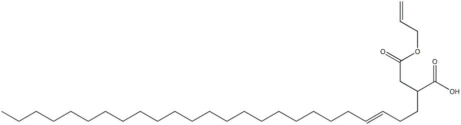 2-(3-Pentacosenyl)succinic acid 1-hydrogen 4-allyl ester Struktur