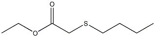 (Butylthio)acetic acid ethyl ester Struktur