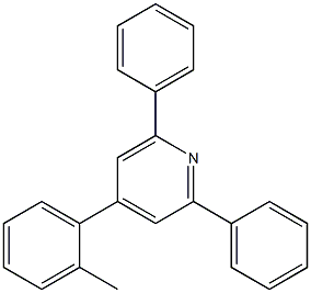 2,6-Diphenyl-4-(2-methylphenyl)pyridine Struktur