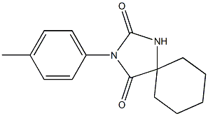 2-(p-Toluyl)-2,4-diazaspiro[4.5]decane-1,3-dione Struktur