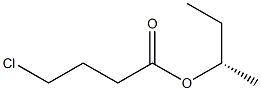 (+)-4-Chlorobutyric acid (S)-sec-butyl ester Struktur