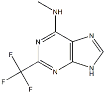 6-Methylamino-2-trifluoromethyl-9H-purine Struktur