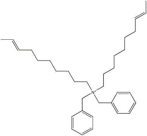 Di(8-decenyl)dibenzylaminium Struktur