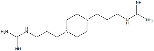 1,4-Bis(3-guanidinopropyl)piperazine Struktur