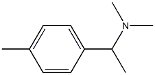 1-(4-Methylphenyl)-N,N-dimethyl-ethanamine Struktur