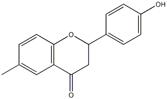 4'-Hydroxy-6-methylflavanone Struktur