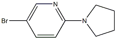 5-Bromo-2-(1-pyrrolidinyl)pyridine Struktur