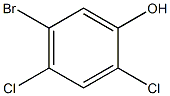 5-Bromo-2,4-Dichlorophenol Struktur