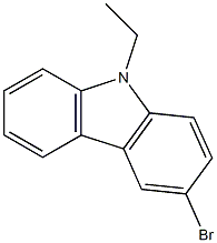 3-Bromo-9-ethyl-9H-carbazole Struktur