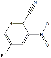 5-bromo-3-nitropicolinonitrile
 Struktur