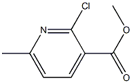 methyl2-chloro-6-methylpyridine-3-carboxylate Struktur