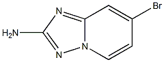 7-Bromo-[1,2,4]triazolo[1,5-a]pyridin-2-ylamine Struktur