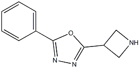 2-(azetidin-3-yl)-5-phenyl-1,3,4-oxadiazole Struktur