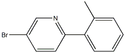 5-bromo-2-o-tolylpyridine Struktur