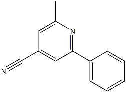 4-Cyano-2-phenyl-6-methylpyridine Struktur