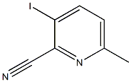 2-Cyano-3-Iodo-6-methylpyridine Struktur