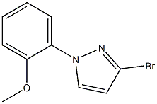 3-bromo-1-(2-methoxyphenyl)-1H-pyrazole Struktur