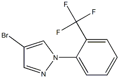 4-bromo-1-(2-(trifluoromethyl)phenyl)-1H-pyrazole Struktur