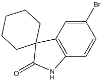 5'-bromospiro[cyclohexane-1,3'-indolin]-2'-one Struktur