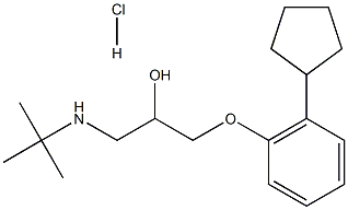 Penbutolol hydrochloride Struktur