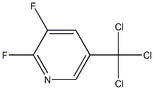 2,3-difluoro-5-trichloromethylpyridine Struktur