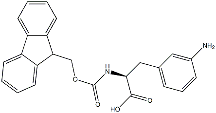 Fmoc-3-Amino-L-Phenylalanine Struktur