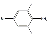 4-bromo-2,6-difluorobenzenamine Struktur