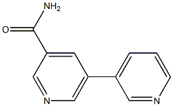 5-(pyridin-3-yl)pyridine-3-carboxamide Struktur