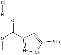 5-AMino-1H-pyrazole-3-carboxylic acid Methyl ester hydrochloride Struktur