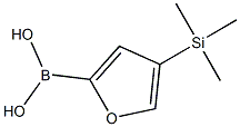 4-(Trimethylsilyl)furan-2-boronic acid Struktur