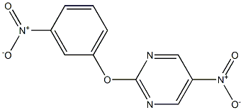 5-nitro-2-(3-nitrophenoxy)pyriMidine Struktur