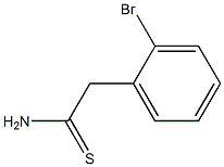 2-(2-Bromophenyl)thioacetamide Struktur