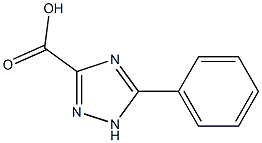 5-Phenyl-1H-1,2,4-triazole-3-carboxylic acid Struktur