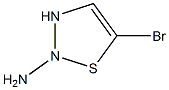 2-amino-5-bromo-thiadiazole Struktur