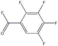 2,3,4,5-tetrafluorobenzoyl fluoride Struktur