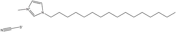 1-Hexadecyl-3-MethylImidazolium Thiocyanate Struktur