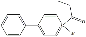 4-bromo-4-propionylbiphenyl Struktur