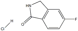 5-Fluoroisoindolin-1-one hydrochloride Struktur