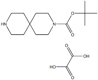 tert-Butyl 3,9-diazaspiro[5.5]undecane-3-carboxylate oxalate Struktur