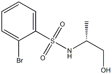 (R)-2-bromo-N-(1-hydroxypropan-2-yl)benzenesulfonamide Struktur