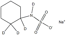 sodium cyclamate-d4 Structure