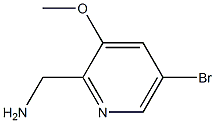 (5-bromo-3-methoxypyridin-2-yl)methanamine Struktur